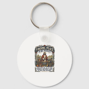 イエス ファーマーズマーケット ハンドメイドフード グラフィックTシャツ クリスチャン キーホルダー