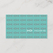 イエス・フィッシュ・テキスト 名刺 (正面)