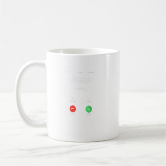 イエス・フォン・おもしろいクリスチャンを呼ぶイエス コーヒーマグカップ