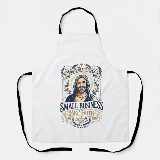 イエス ブティック 小規模事業主 Tシャツ キリスト教 エプロン (正面)
