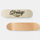 イエス・ブラックと金ゴールドに強い スケートボード (横)