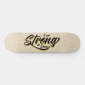 イエス・ブラックと金ゴールドに強い スケートボード (横)