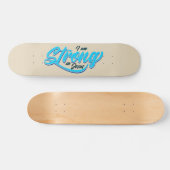 イエス・ブラック&ブルーに強い スケートボード (横)