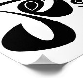 "イエス"プリント ポスター (角)