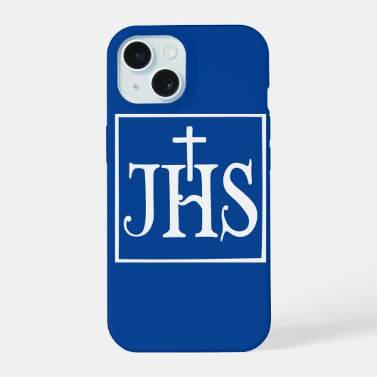 イエス・ホミニウム・サルバター iPhone 15ケース (裏面)