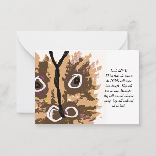 イエス・ホープ ノートカード (正面)