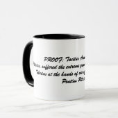 イエス・マグの歴史的証拠 マグカップ (正面左)