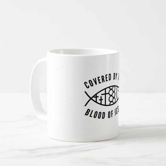 イエス・マグカップの血で覆われている コーヒーマグカップ (正面左)