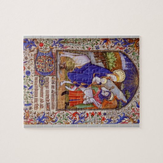 イエス・マリアとヨセフがエジプトに飛び込む ジグソーパズル (横)