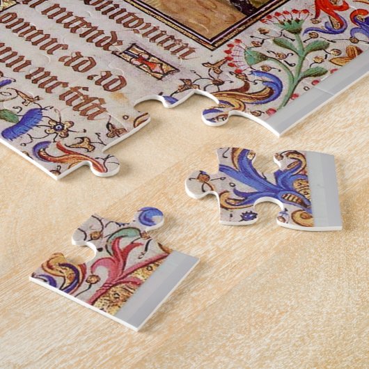 イエス・マリアとヨセフがエジプトに飛び込む ジグソーパズル (側面)