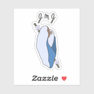 イエス・マリア・ヨセフ・カトリック・ステッカー シール