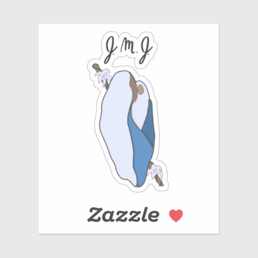 イエス・マリア・ヨセフ・カトリック・ステッカー シール (シート)