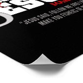 イエス・マーク117宗教聖書聖句に夢中 – F ポスター (角)