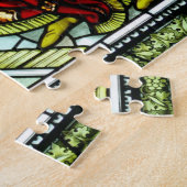 イエス&メアリーステンドグラス窓ジグソーパズル ジグソーパズル (側面)