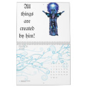 イエス・ライオンと子羊の平和が地球2013 カレンダー (3月 2026)