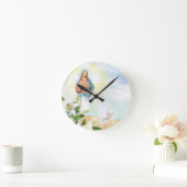 イエス ラウンド壁時計 (ホーム)