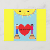 『イエス・ラブズ・ハガキ』 ポストカード (正面)