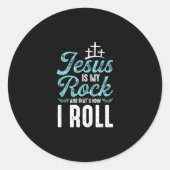 イエス・ラブ |イエスは私の岩であり、私はそうやって転がいる ラウンドシール (正面)