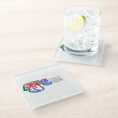 イエス・ラブ ガラスコースター (アングル)