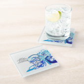 イエス・ラブ ガラスコースター (アングル)