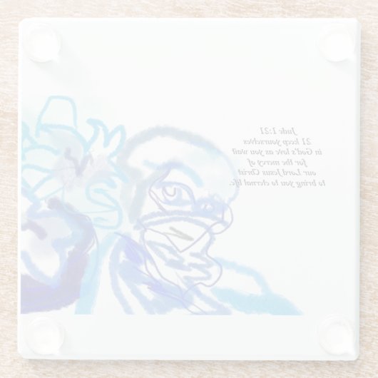 イエス・ラブ ガラスコースター (裏面)