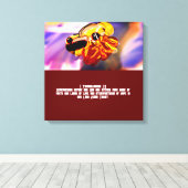 イエス・ラブ キャンバスプリント (インサイチュ (ウッドフロア))