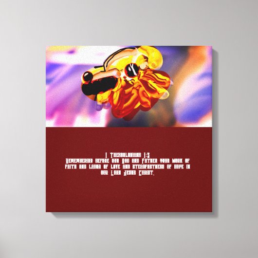 イエス・ラブ キャンバスプリント (正面)