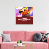 イエス・ラブ キャンバスプリント (インサイチュ (リビング))