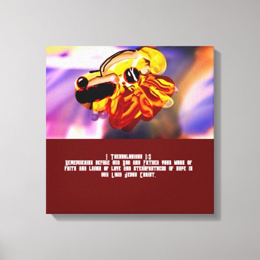 イエス・ラブ キャンバスプリント (正面)