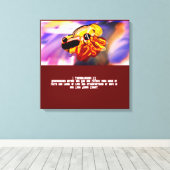 イエス・ラブ キャンバスプリント (インサイチュ (ウッドフロア))