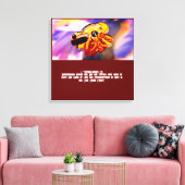 イエス・ラブ キャンバスプリント (インサイチュ (リビング))