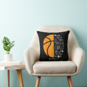 イエス・ラブ |キリストを通してすべてのことをすることができるのだ クッション (椅子)