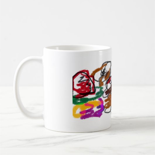 イエス・ラブ コーヒーマグカップ (左)