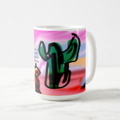 イエス・ラブ コーヒーマグカップ (正面右)