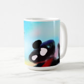 イエス・ラブ コーヒーマグカップ (正面右)