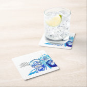 イエス・ラブ スクエアペーパーコースター (インサイチュ)