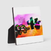 イエス・ラブ フォトプラーク (正面)