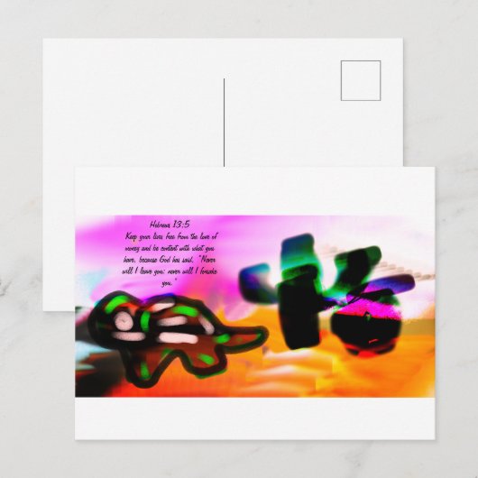 イエス・ラブ ポストカード (正面/裏面)