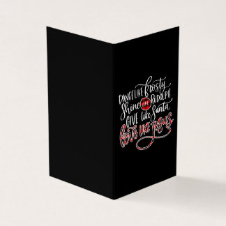 イエス·ラブ|ルドルフのように輝霜の降りたく踊りを踊る 名刺