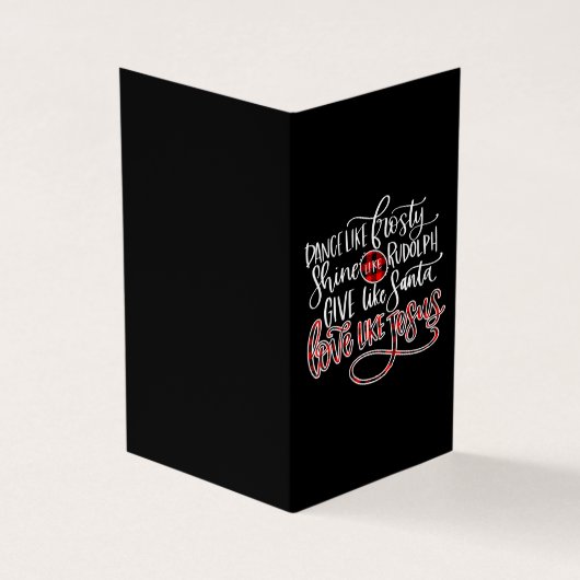 イエス·ラブ|ルドルフのように輝霜の降りたく踊りを踊る 名刺 (外部)