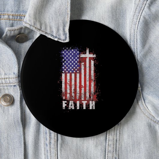 イエス·ラブ|愛国的なキリスト教信仰イエスUSA 缶バッジ (インサイチュ)