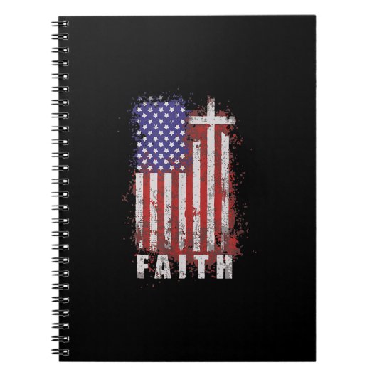 イエス・ラブ |愛国的キリスト教信仰イエスUSA ノートブック (正面)