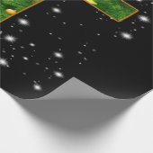 イエス・ラブ Cross Jesus Christian Christmas Tree ラッピングペーパー (角)