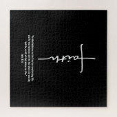 イエス・ラブ | Faith Cross Christian Jesus Faith God ジグソーパズル (横)