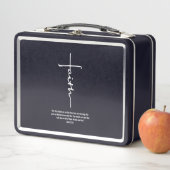 イエス・ラブ | Faith Cross Christian Jesus Faith God メタルランチボックス (インサイチュ)