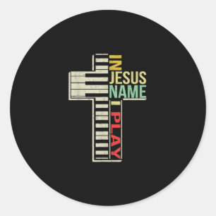イエス・ラブ I Piano 遊 Christian I Jesus Name ラウンドシール