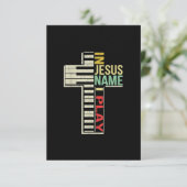 イエス・ラブ | I Piano 遊 Christian I Jesus Name 出欠カード (スタンド正面)