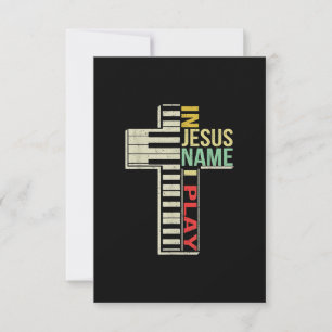 イエス・ラブ   I Piano 遊 Christian I Jesus Name 出欠カード