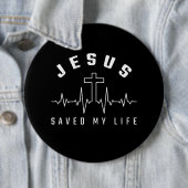 イエス・ラブ | Jesus 救 My Life Cross Christian 缶バッジ (インサイチュ)