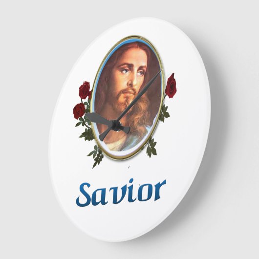 イエス ラージ壁時計 (傾斜)